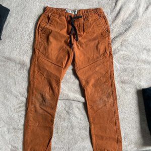 Pull&bear orange joggers